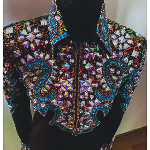 Western Show Jacket Custom Made New Gorgeous! Medium - Picture 2 of 6